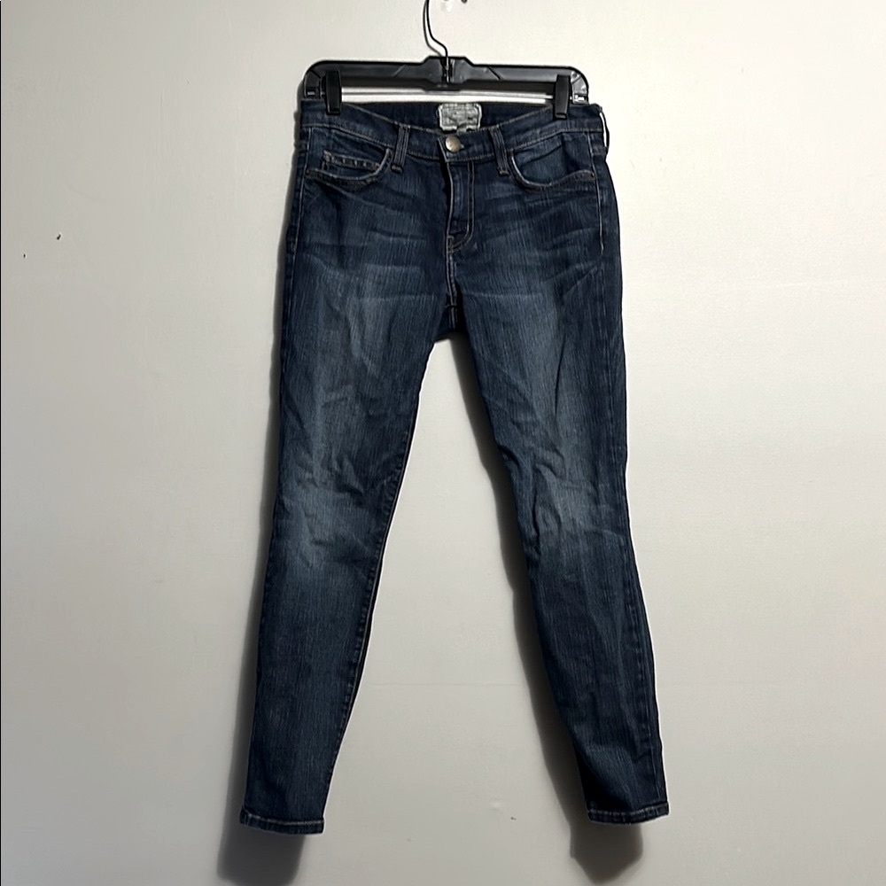 Current/Elliott Blue Skinny Jeans with Stretch Size 27